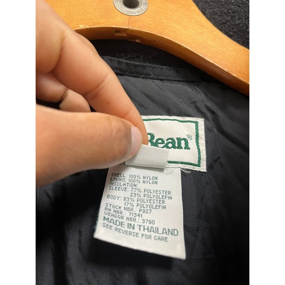 LL Bean Womens Petite Small‎ Yellow Black Hooded Winter Jacket Parka